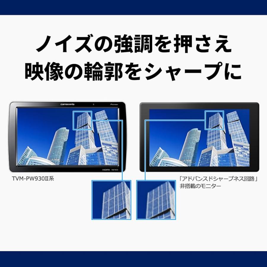 Pioneer プライベートモニター TVM-PW930T-2 9インチ WVGA 2台セット
