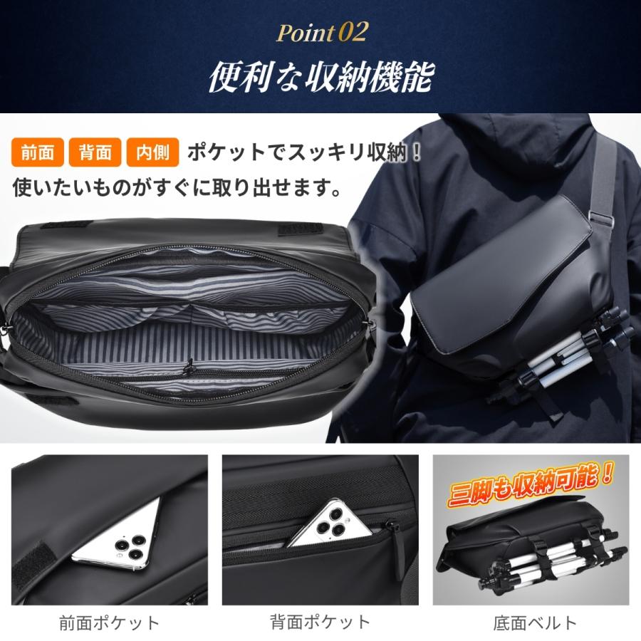 ボディバッグ メンズ ショルダー 斜め ウエスト 軽量 おしゃれ 大容量