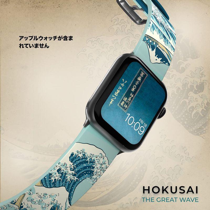 海外 MobyFox 神奈川沖浪裏 The 交換 Apple watch Great ベルト、アップルウォッチ Wave バンド、スマートウォッチ  スマートウォッチ本体