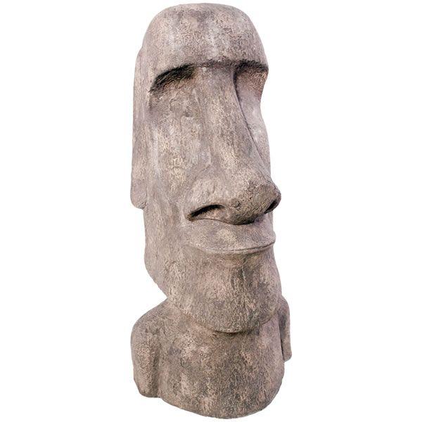 .ＦＲＰオブジェ　イースター島のモアイ像 ストーン風 / Easter Island Moai