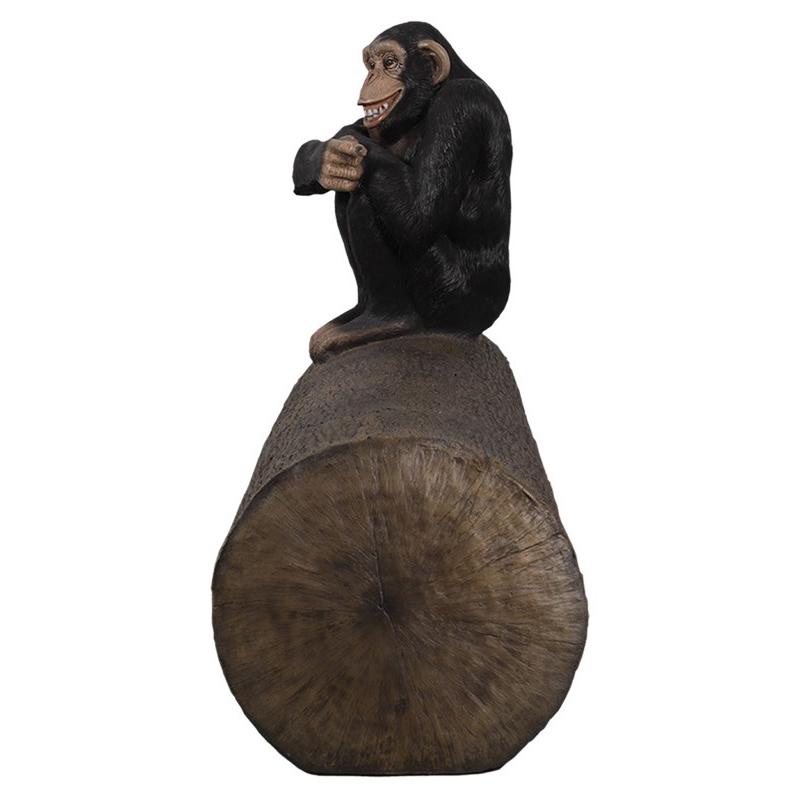 ＦＲＰアニマルオブジェ　大木に腰掛けるチンパンジー 　ベンチ｜shoptukiusagi｜05