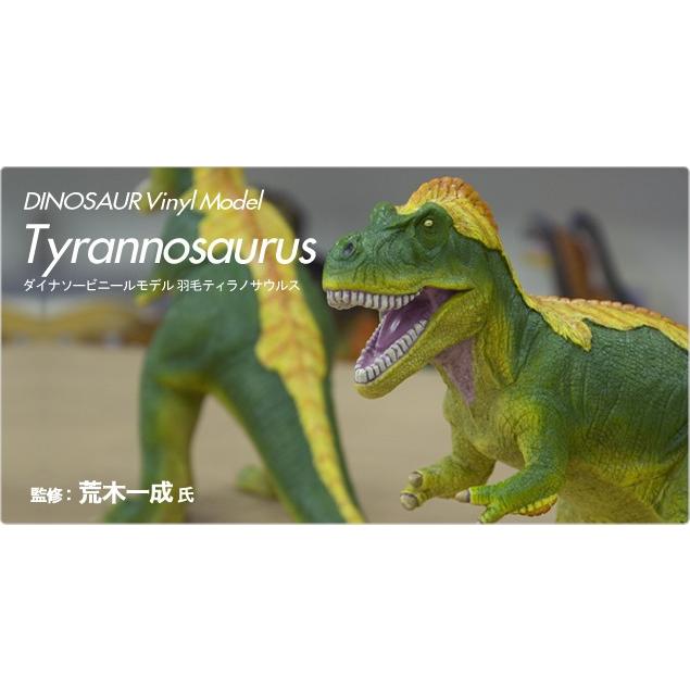 恐竜ビニールモデル ティラノサウルス  親子セット　羽毛ティラノサウルスタイプ　p-61220｜shoptukiusagi｜03