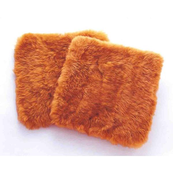 ムートン　クッション　2枚セット 短毛ムートンシートクッション 2枚セット 40x40cm - QVC.jp