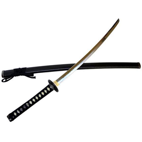 模造刀　美術刀　黒石目　大刀_5