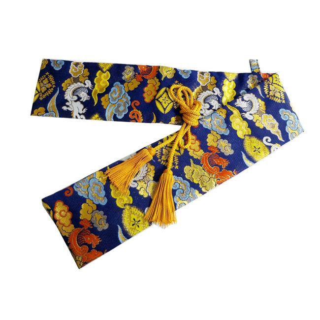 懐剣・短刀 9寸用 金襴 西陣織刀袋 龍と雲の柄 房付き : セレクト