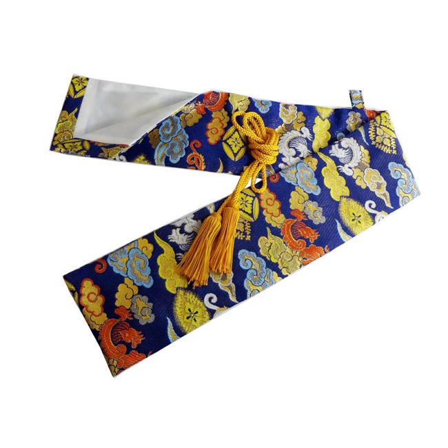 懐剣・短刀 9寸用 金襴 西陣織刀袋 龍と雲の柄 房付き : セレクト