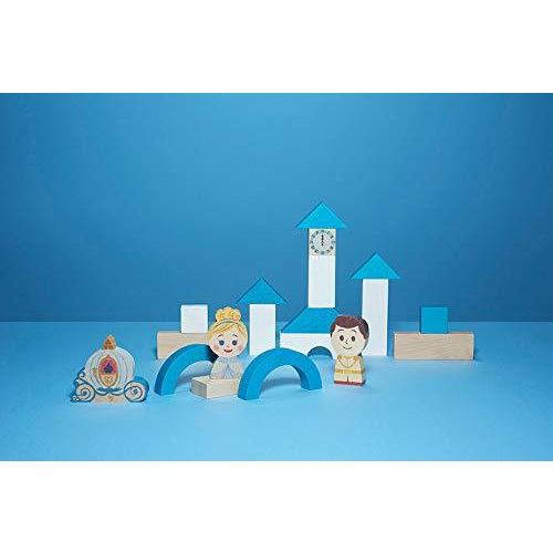 プレ プリンセス 女の子 男の子 子ども 知育玩具 木製玩具 ブロック つみき キディア ディズニー シンデレラ Kidea Block Disney 積木 保障できる Themtransit Com