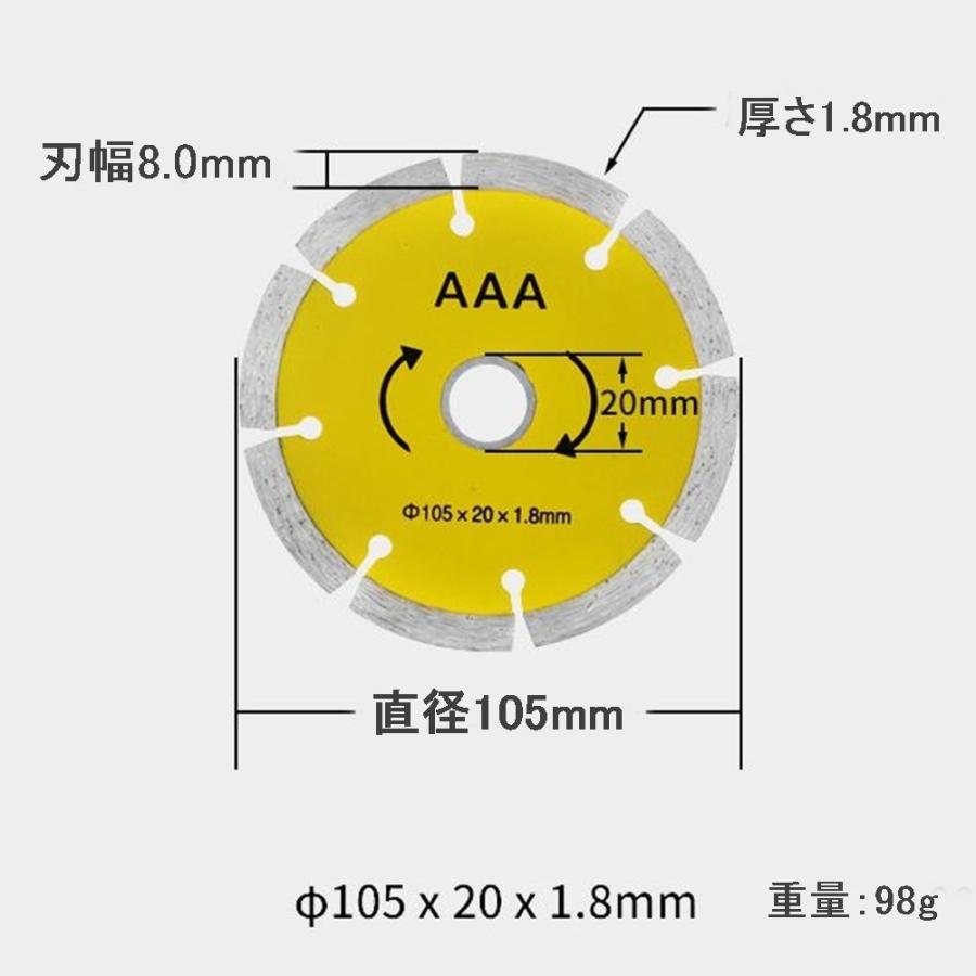 ShopXJ (エックスジェー) ダイヤモンドカッター 3枚セット ディスク
