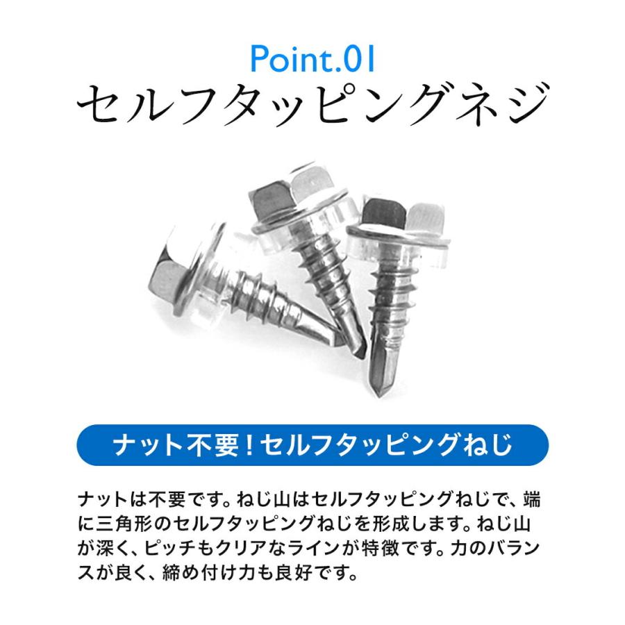 ShopXJ 六角 ドリルネジ ドリルビス ー ドリル ねじ 6カク（ヘックス