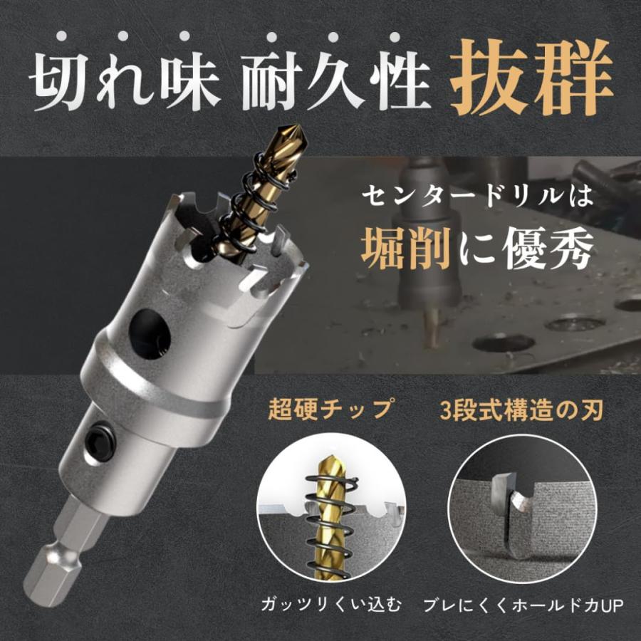 インパクトドライバー用 】【29mm】超硬 ステンレス ホールソー 六角軸