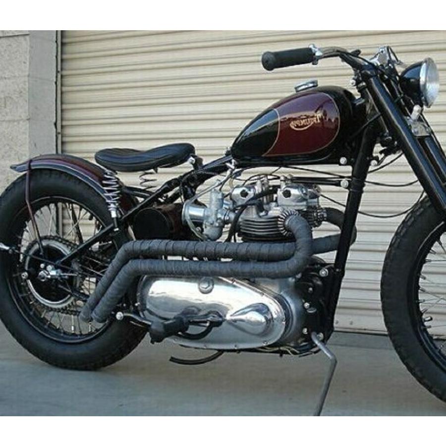 ShopXJ バイク マフラー 耐熱布 断熱 バンテージ ガード セラミック