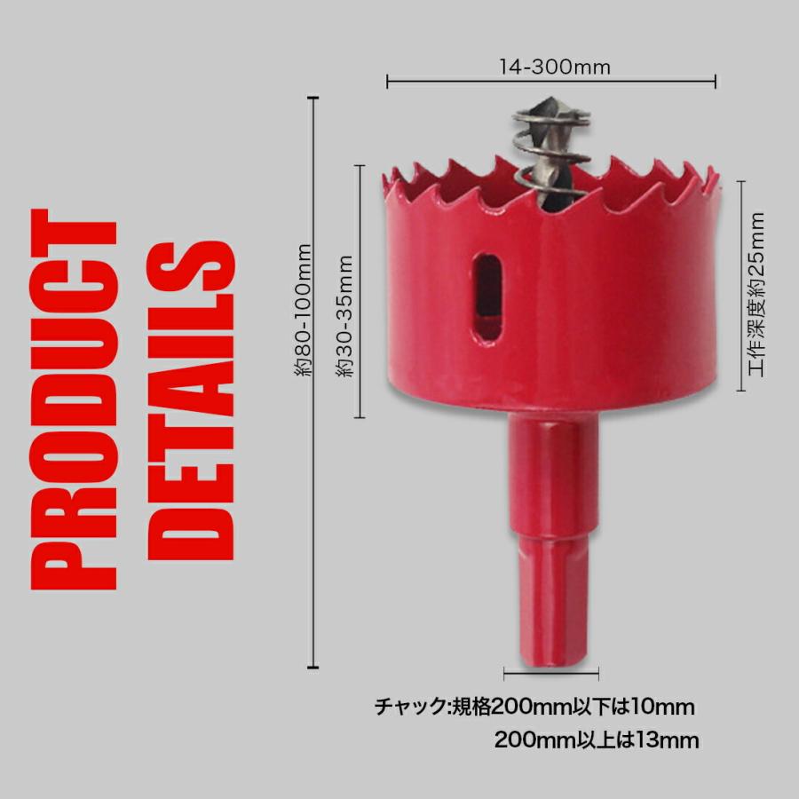 24mm）送料無料 ホールソー バイメタル 穴あけ ドリルビット 切削 工具