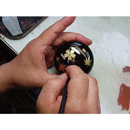 ソウルプチポット ミニ骨壷 木製 蒔絵あわせ 春秋流水 漆器 手元供養 分骨用 ミニ骨壺 123 ソウルプチポット 蒔絵あわせ は