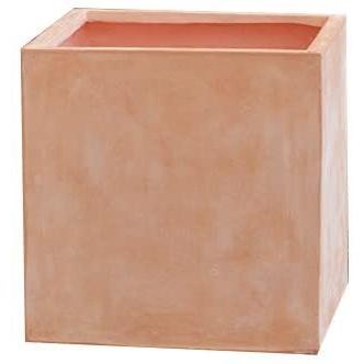 ショップy858 プランター Terra Ment Cube22 Terracotta Terra Ment 910 100 1 Clay 鉢 プランターラック Terracotta