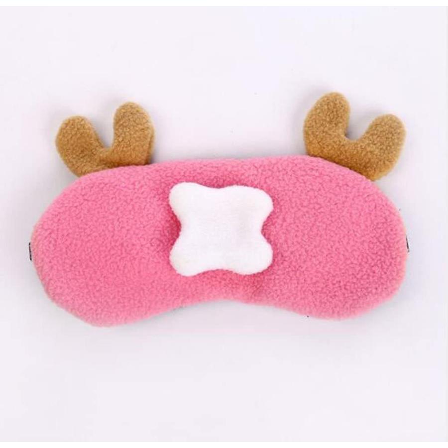 72 以上節約 Hj アイマスク キャラクター アニメ 睡眠 旅行 飛行機 可愛い 動物 赤鹿 Cisama Sc Gov Br