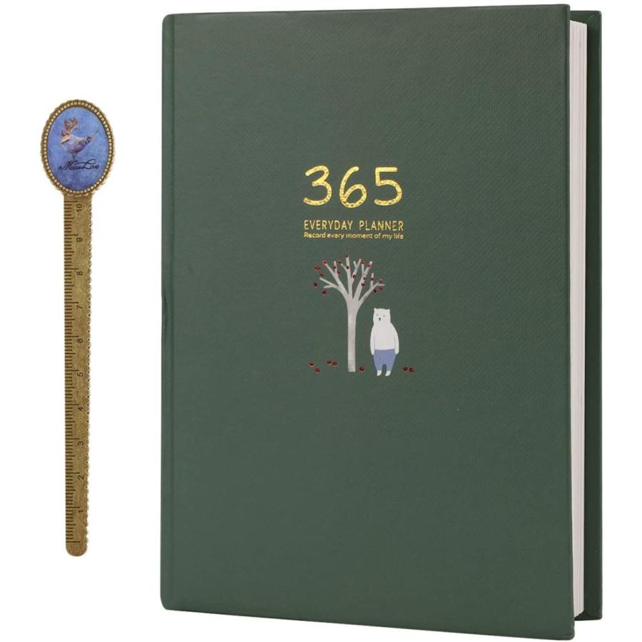 944円 男性に人気 かわいい手帳 スケジュール帳 アジェンダ 一覧ブック 365日プランナー 32k ノートブック メモ帳 雑記帳 日記帳 デイリーウィーク カレンダー