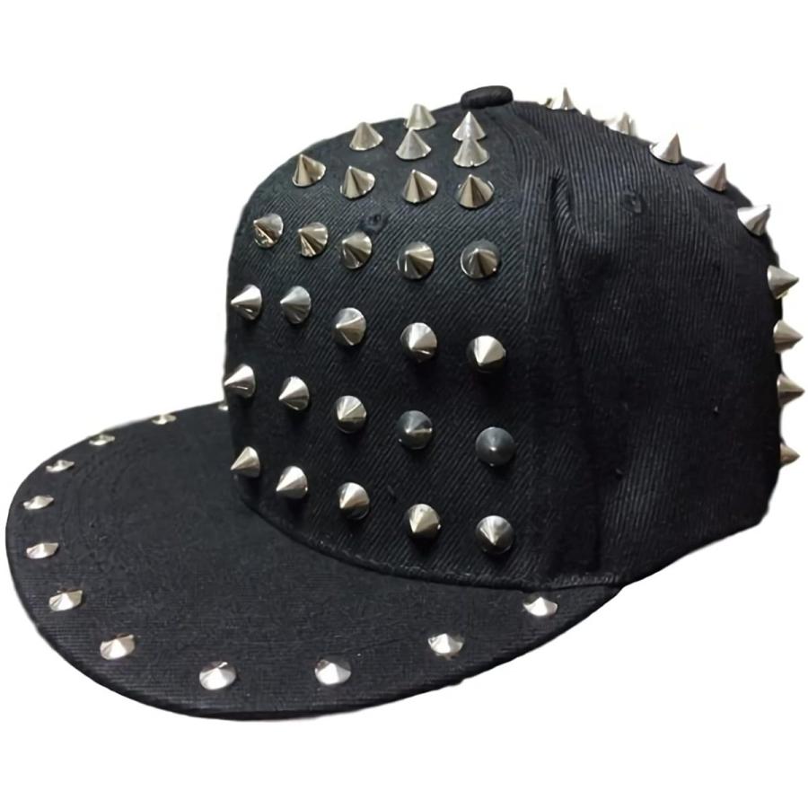 大人気商品 設備 備品 ルビタス B系 帽子 Hip Hop ぼうし メンズ キャップ カッコイイ トゲトゲ つば平 つば広 スタッヅ スタッズ Www Threeriversofs Com