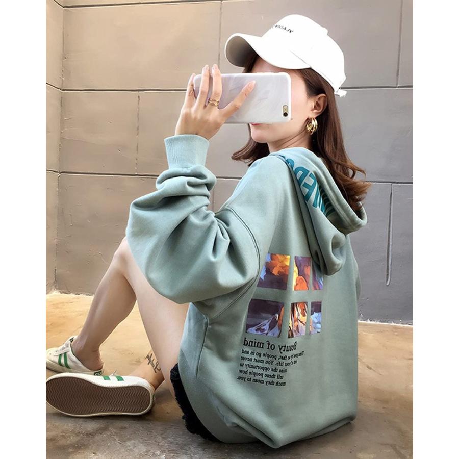 配送員設置 ビッグシルエット 韓国風 スウェット パーカー ジョプリンアンドコー イラスト 韓国パーカー 韓国風ファッション 韓国ファッション レディース 春 ジャージ Www Fattoriabacio Com