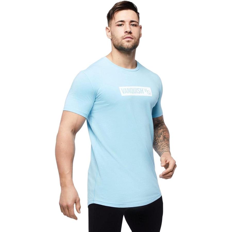 VANQUISH ヴァンキッシュ Tシャツ メンズ 正規品 ウェイトトレーニングウェア フィットネスアパレル フィットネスウェア スポーツウェア ジ