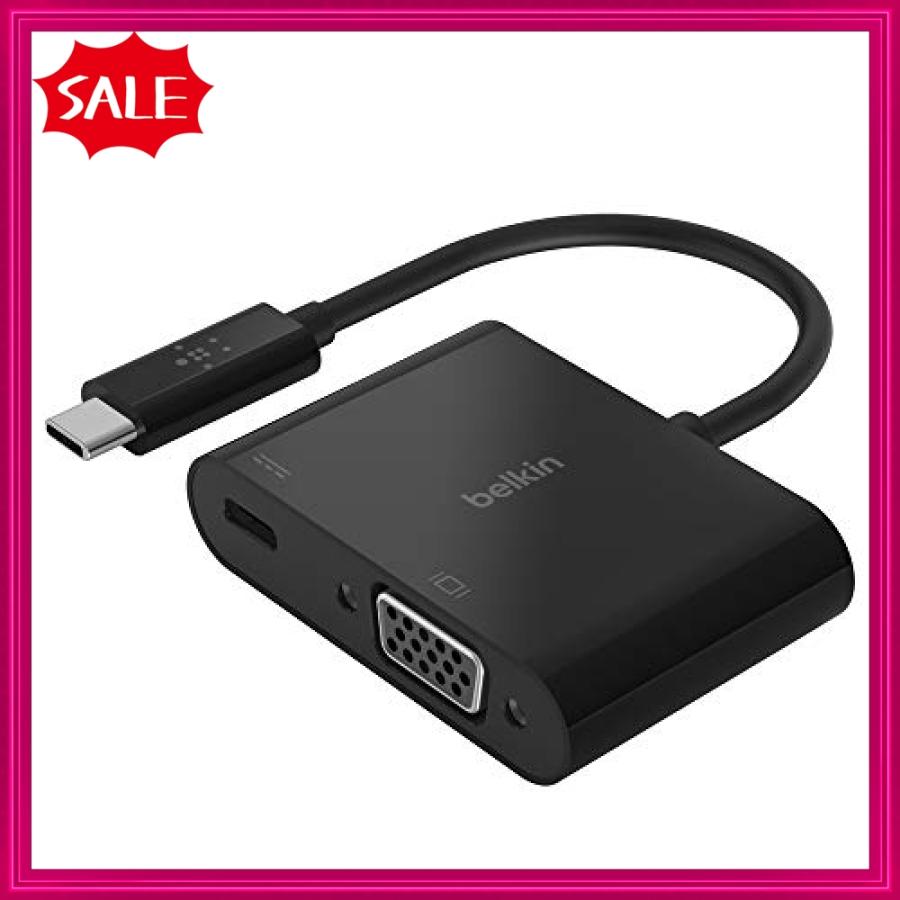 Amazon Co Jp Belkin 変換アダプタ Usb C To Vga Ipad Pro Macbook Pro Surface対応 15cm ブラック F2cu037btblk A パソコン 周辺機器
