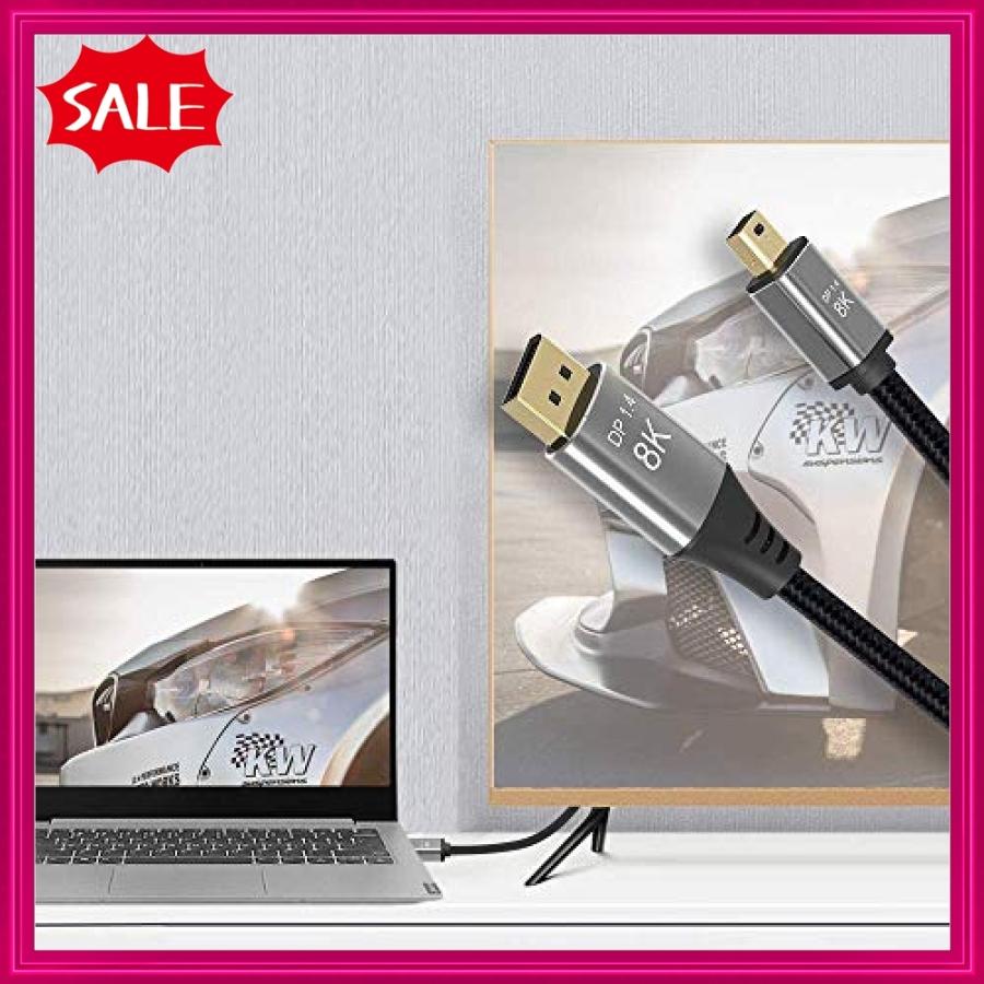 Angusplay Mini Displayport Displayport 1 4 変換 ケーブル8k 60hz 4k 144hz Displayport 双方向伝送displayport Mini Displayport 8kケーブ Owe9465 ショップ山本 通販 Yahoo ショッピング