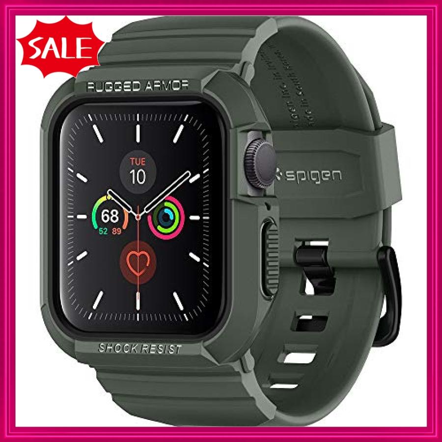 Spigen Apple Watch バンド 一体型 ケース Series 5 Series 4 40mm 対応 落下 衝撃 吸収 ラギッド アーマー プロ Yec ショップ山本 通販 Yahoo ショッピング