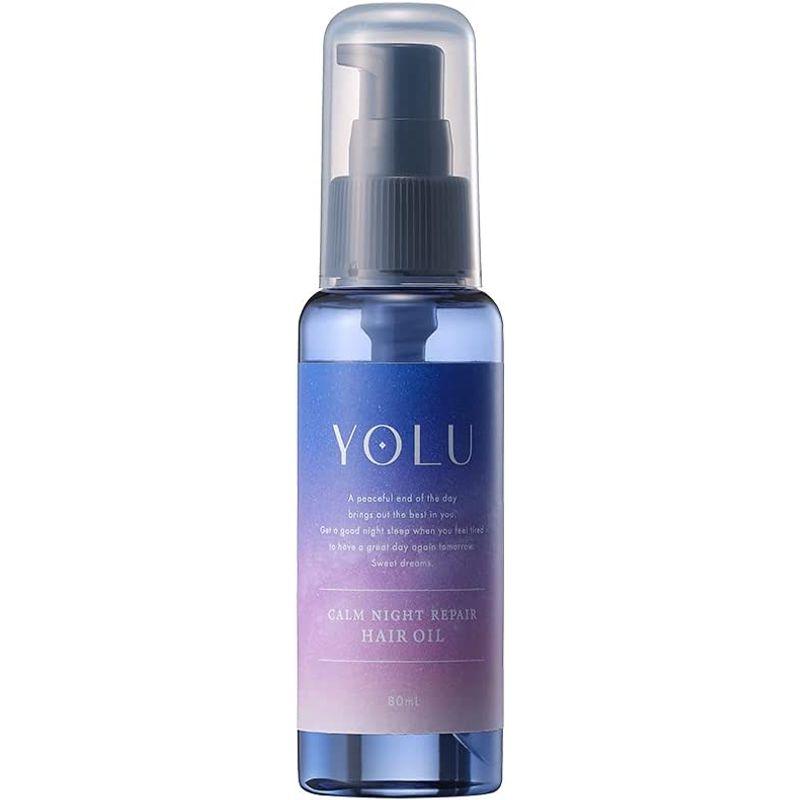 トレンドYOLU ヨル ヘアオイル トリートメント スタイリング用 夜間美容 洗い流さない カームナイトリペア メ 80ml ヘアトリートメント トリートメント、ヘアパック YOLU 桜 夜間美容 ヘアオイル