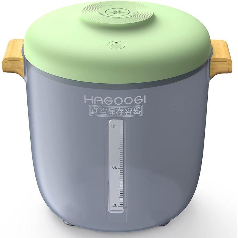 キッチン、台所用品 HAGOOGI 真空保存容器 大容量 米びつ 10kg 真空