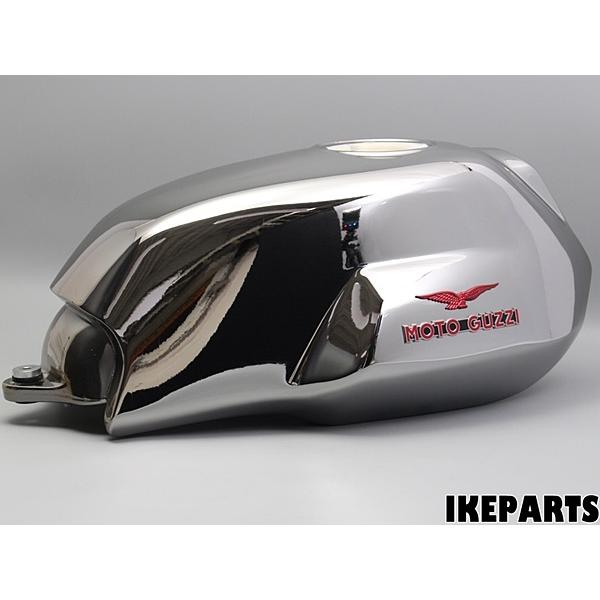 モトグッチ MOTOGUZZI V7レーサー RACER 純正 メッキ ガソリンタンク フューエルタンク 樹脂 「メッキヒビ有」 A054J0636