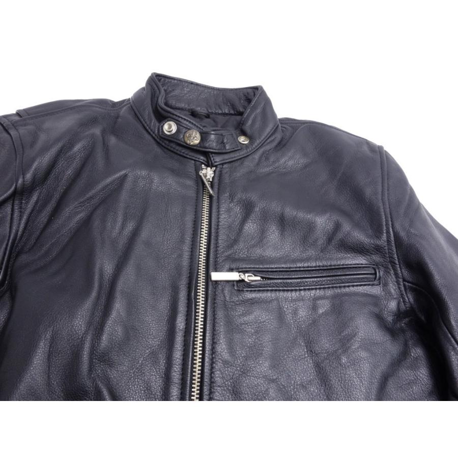 工場直送 訳アリ特価 アメリカンドラッガーズ レザージャケット シルバークロス Sサイズ 牛革本革 U016 S 38 D704g0843 希少 Tortellini Co