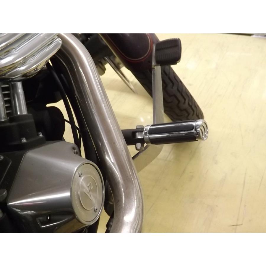 ハーレー HARLEY ソフテイル他 アメリカンドラッガーズ ビレットフロントペグ ステップ バー D748G0841の画像