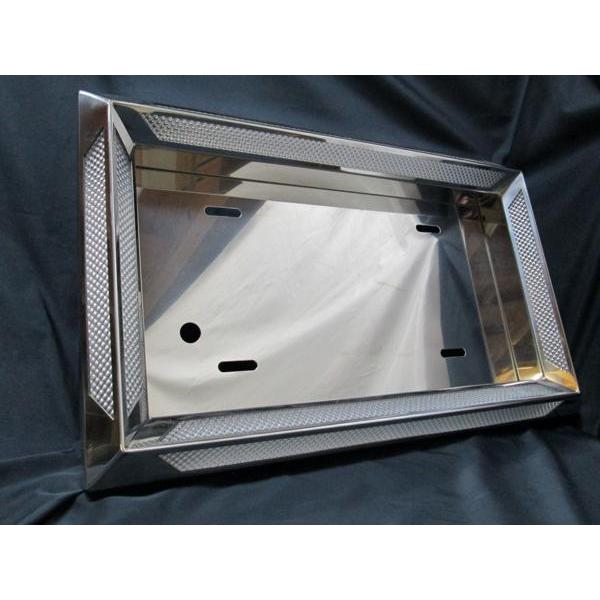 ナンバー枠 大型 LED 楽天市場】大型車用ナンバー枠◇LEDツインDX ホワイト