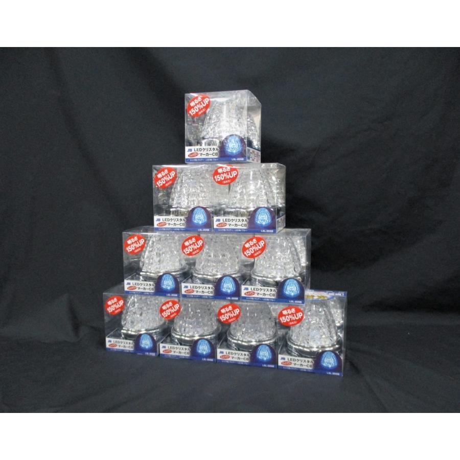 日本ボデーパーツ工業 激光LEDバスマーカーランプ クリア・ブルー（青