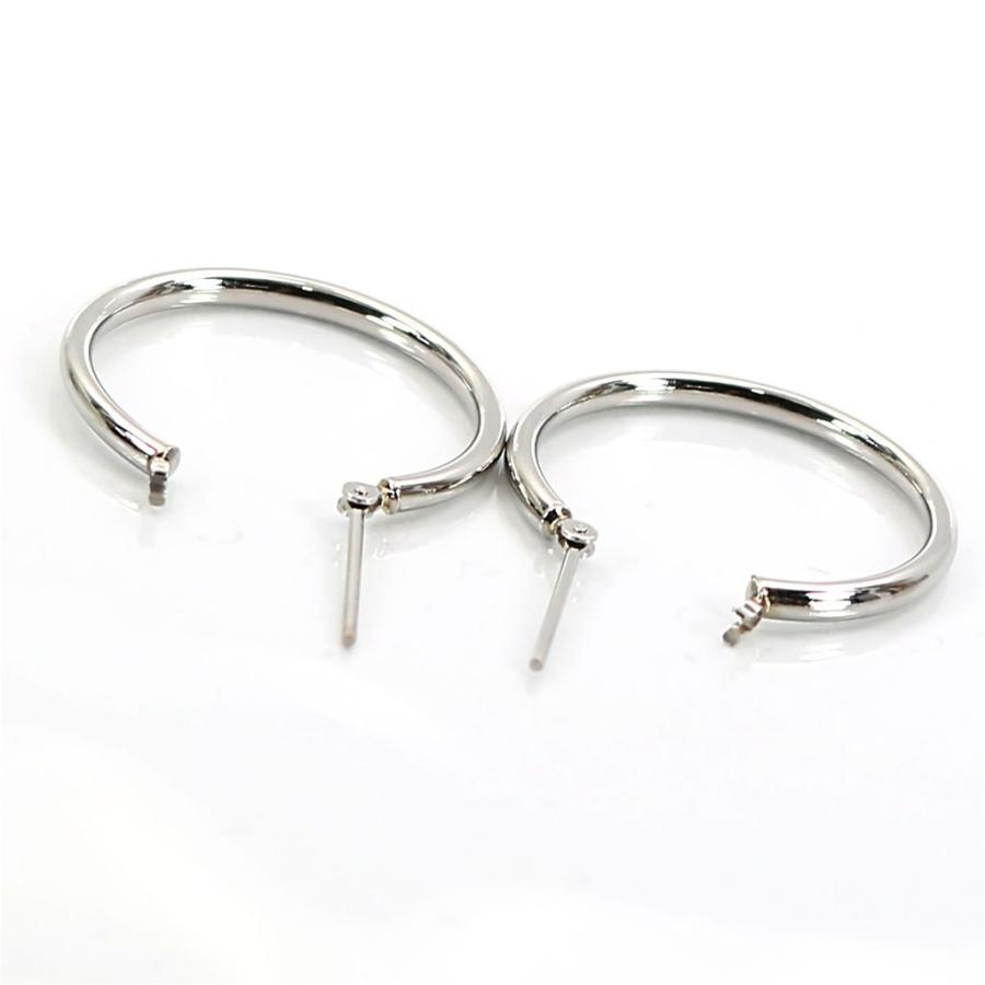 pt 900 ピアス プラチナ900 2mmボールピアス Pt900 シルバー 丸玉 シリコン