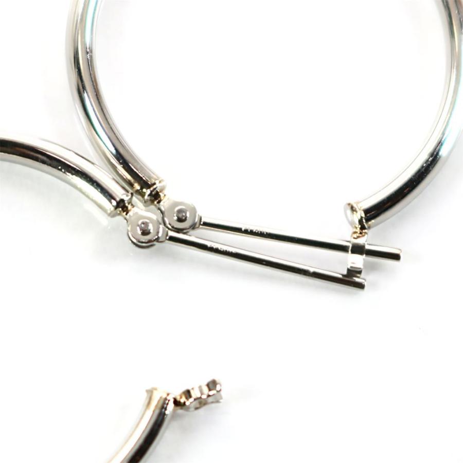 pt 900 ピアス プラチナ900 2mmボールピアス Pt900 シルバー 丸玉 シリコン