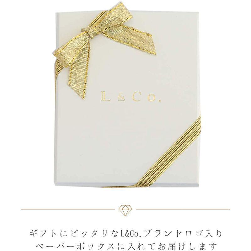 L&Co (エルアンドコー) ペーパーバッグ&ペーパーボックス付 K10 横並び ダイヤモンド ペンダント ネックレス 66-7605 エルアンドコー ペーパーバッグ&ペーパーボックス付 K10 横並び ダイヤモンド ペンダント ネックレス