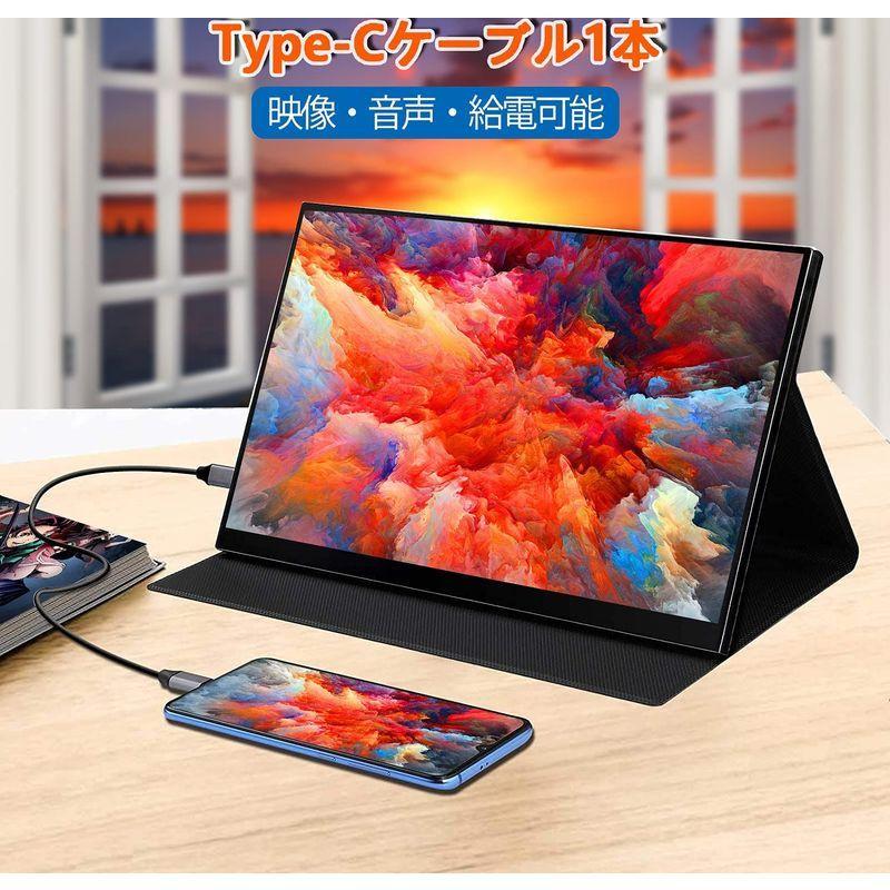 2K モバイルモニター 16インチ モニター 解像度2560*1600 IPSパネル3mm