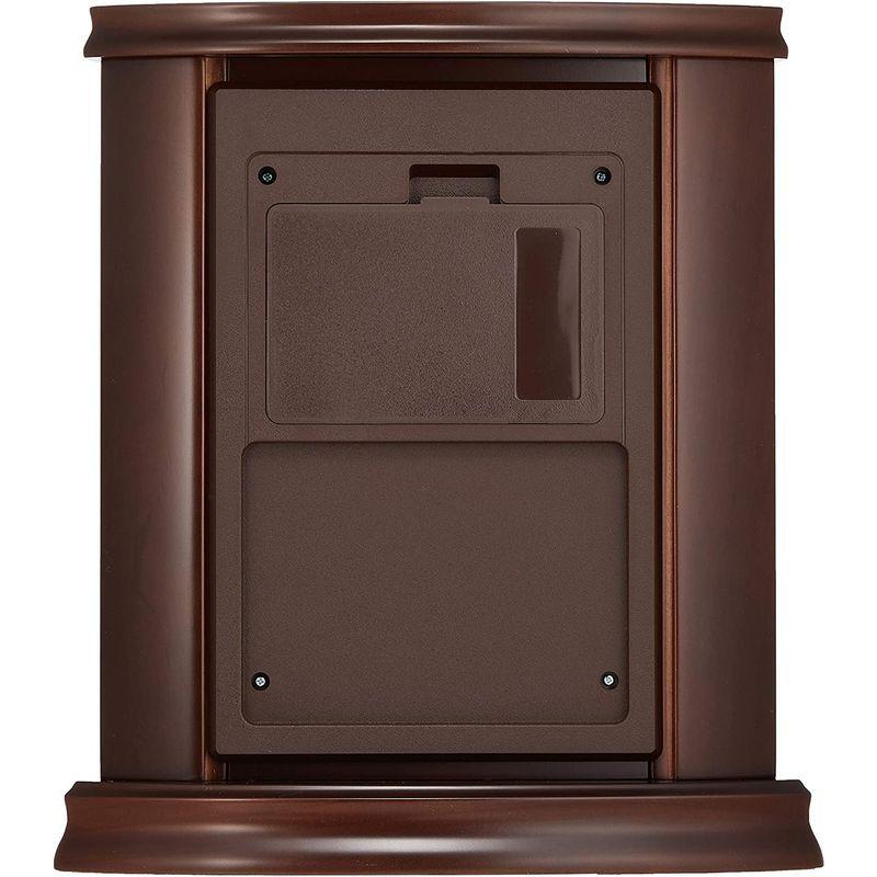 セイコー クロック 置き時計 電波 アナログ 回転飾り 木枠 濃茶 木地 BY233B SEIKO クロック 置き時計 電波 アナログ 回転飾り 木枠 濃茶 木地 BY233B SEIKO