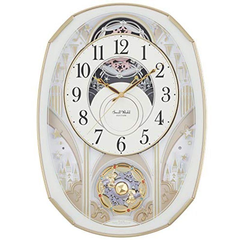 リズム(RHYTHM) 掛け時計 電波 アナログ からくり スモールワールド