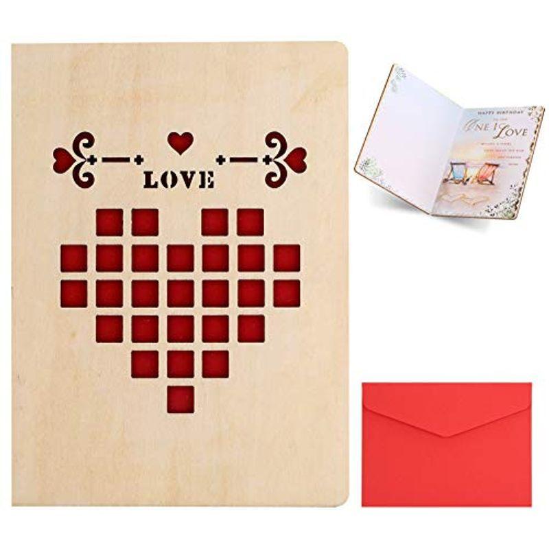 バースデーカード 彼女 グリーティングカード 木製誕生日カード 彼氏 手作りの誕生日カード メッセージカード 誕生日ギフト 大人 子供に適し 009 Ytネットショップ Yahoo 店 通販 Yahoo ショッピング