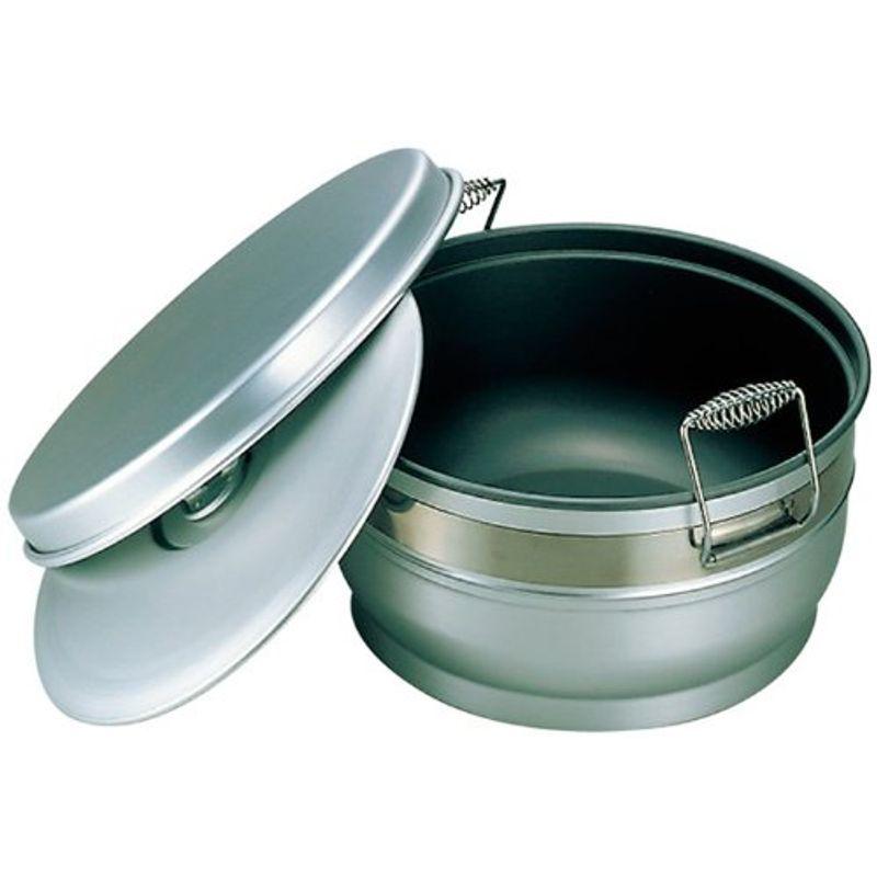 アルマイト スミフロン 二重食缶(お枢型)15L 264-C