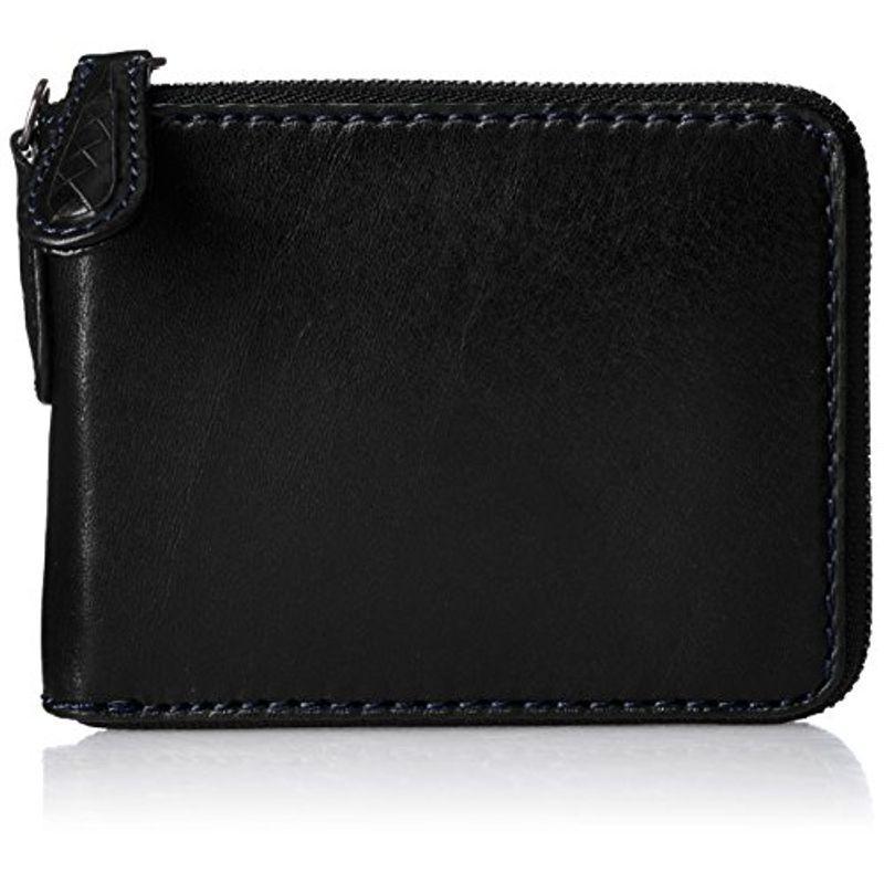 ノマドイ アラバマ ラウンドファスナー二つ折り札入れ NAMW2AS1 ブラック