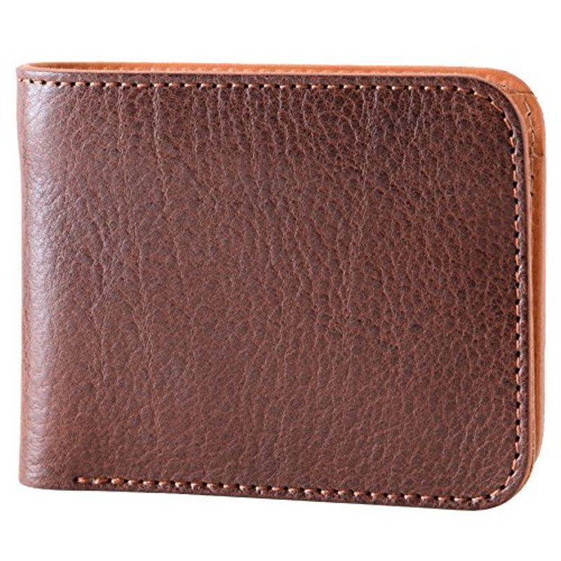 (リベロ)LIBERO 栃木レザー 財布 二つ折り メンズ レディース 日本製 本革 LB-113 (ブラウン)