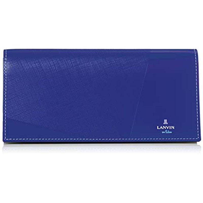 ランバンオンブルー パーシャル小物 長財布 555615 メンズ ブルー