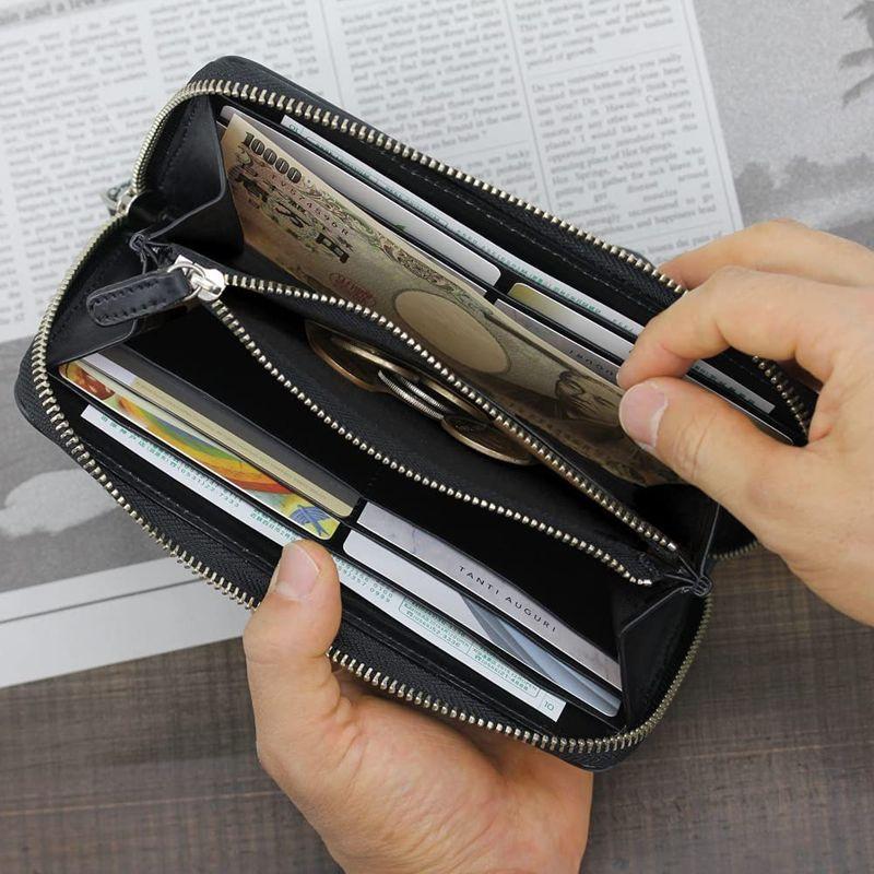 vericto スティングレイ 財布 エイ 革 長財布 ガルーシャ 内側 牛革 本革 レザー ラウンドファスナー ウォレット 黒 ブラッ スティングレイ 財布 エイ 革 長財布 ガルーシャ 内側 牛革 本革 レザー ラウンドファスナー ウォレット 黒 ブラッ