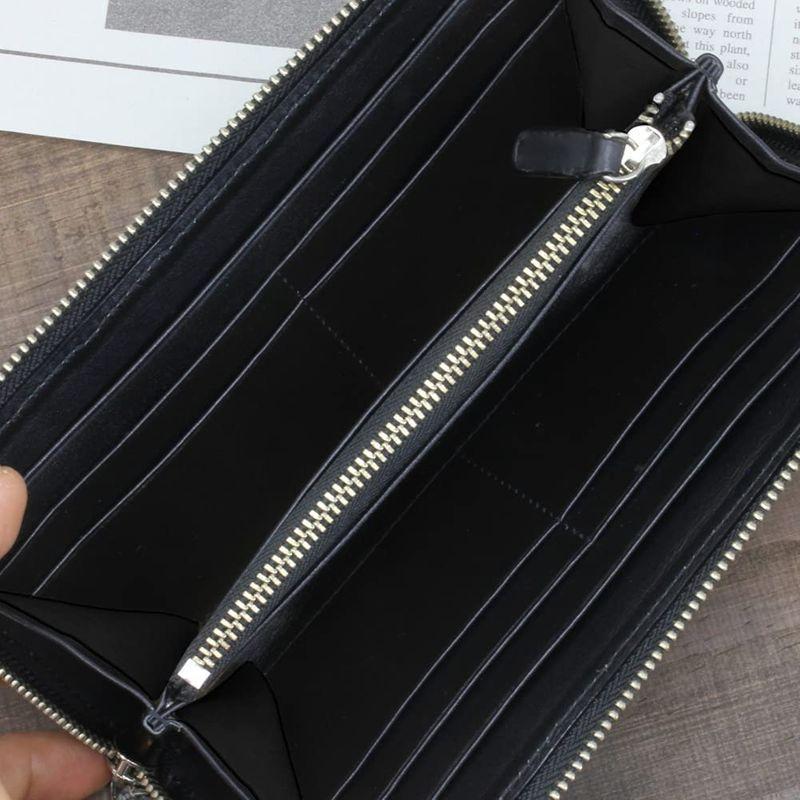 vericto スティングレイ 財布 エイ 革 長財布 ガルーシャ 内側 牛革 本革 レザー ラウンドファスナー ウォレット 黒 ブラッ スティングレイ 財布 エイ 革 長財布 ガルーシャ 内側 牛革 本革 レザー ラウンドファスナー ウォレット 黒 ブラッ