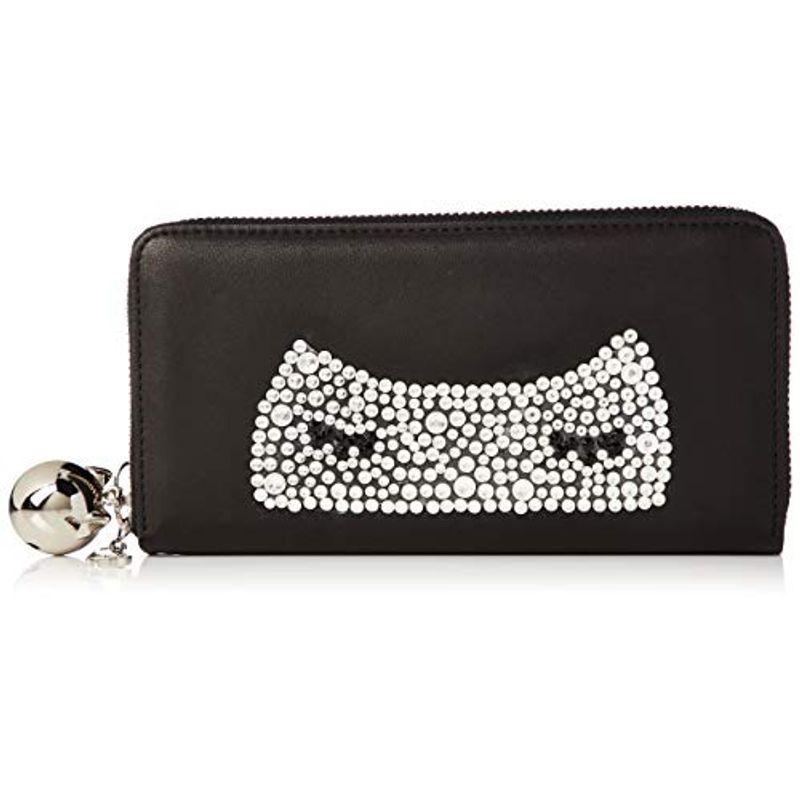 ツモリチサト 財布 キラネコ ブラック