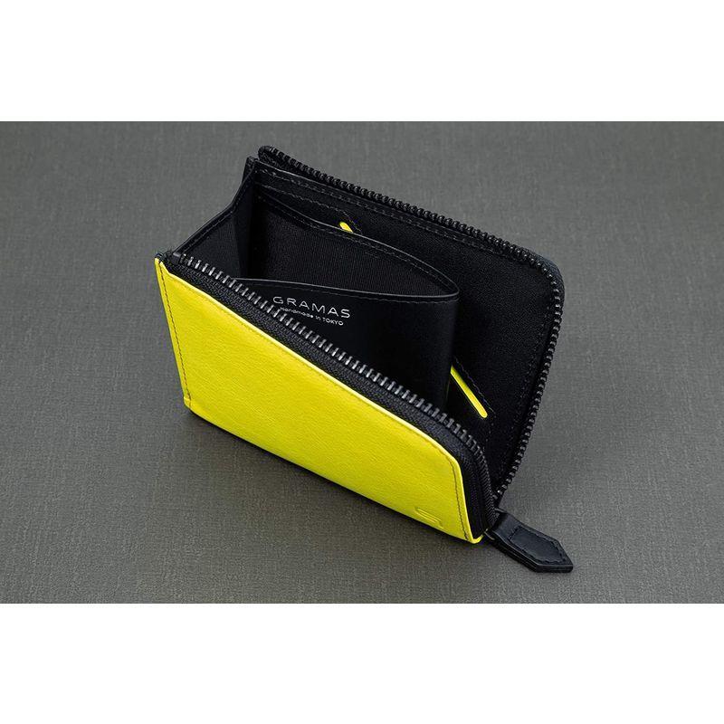 GRAMASL字ファスナー 財布 コンパクト Neon Pink/Black 本革 小銭入れ シュランケンカーフ コンパクト コンパクト 財布 Neon Pink/Black 本革 小銭入れ シュランケンカーフ