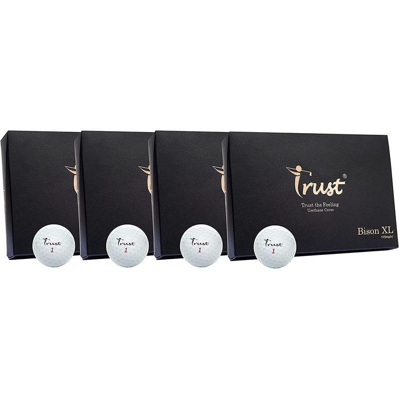 TrustトラストゴルフボールBison-XLウレタンカバー 3ピースリアクティブコア(ツアー系) ヘッドスピード50m/s以上 Bison ゴルフボール