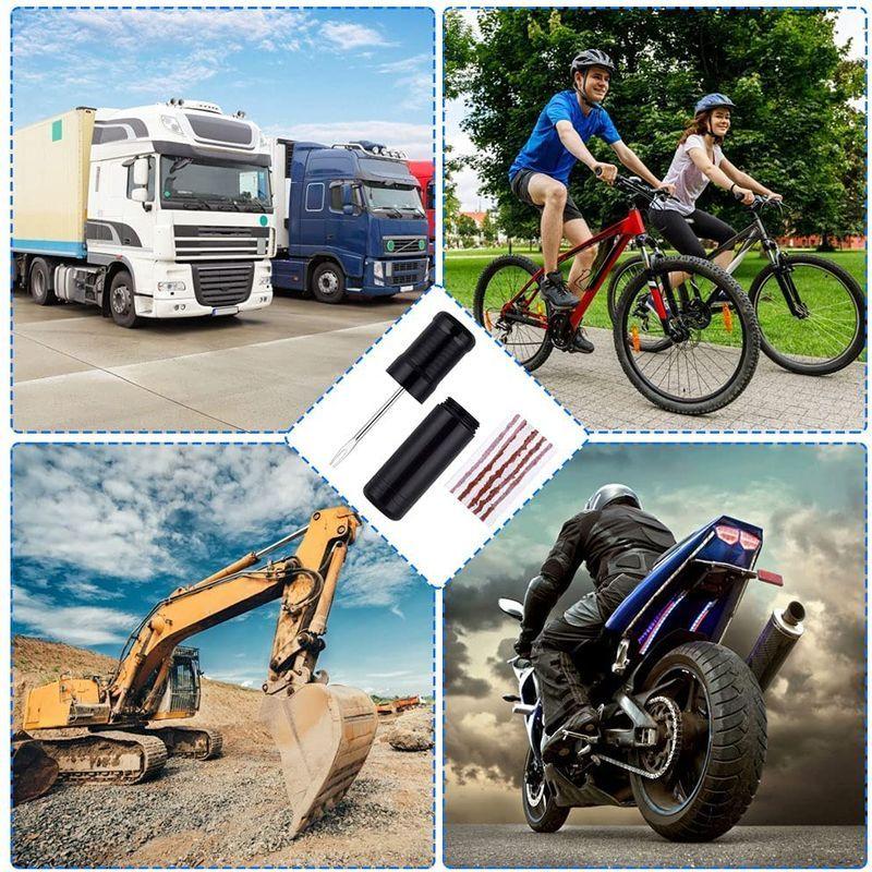 新入荷 自転車タイヤ修理キット パンク修理キット ミニ携帯応急 タイヤパンククイック修復 修理ストリップ チューブレス チューブレスタイヤリペアキッ Dprd Jatimprov Go Id